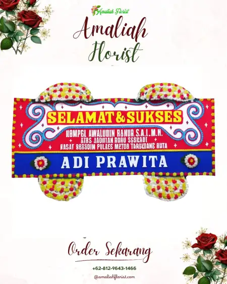 Papan Bunga Ucapan Selamat Tayem Timur